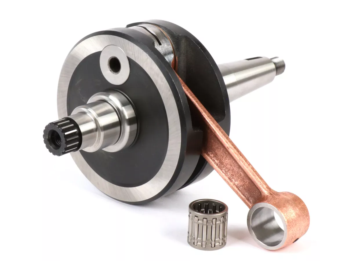 Crankshaft Race -MEC EUR oleh TAMENI RACING Stroke 60mm, batang penghubung 116mm- Lambretta DL/GP