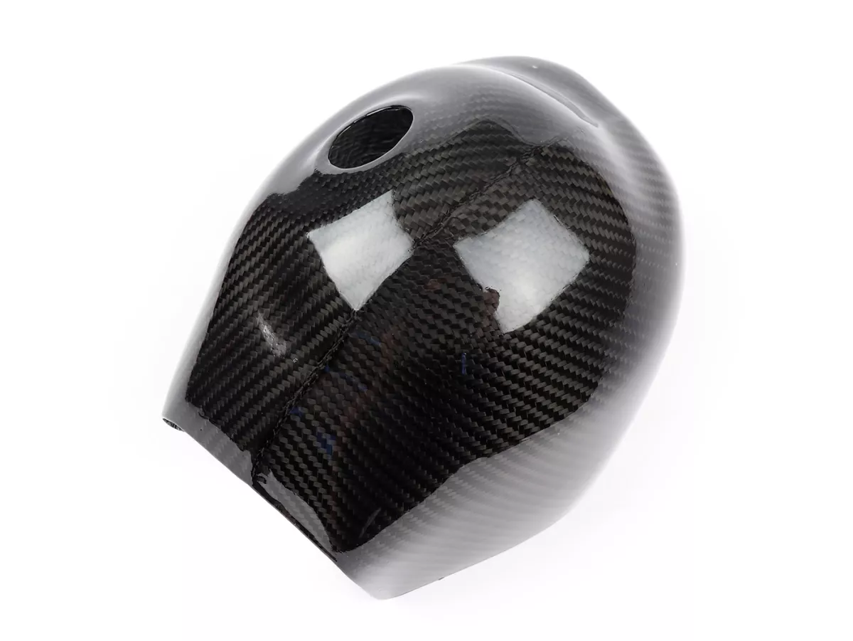 Cilinderkap -TOMAS COMPOSITI, echt koolstofvezel Vespa PV125, ET3, PK125 S/XL (voor Quattrini M200 cilinder)