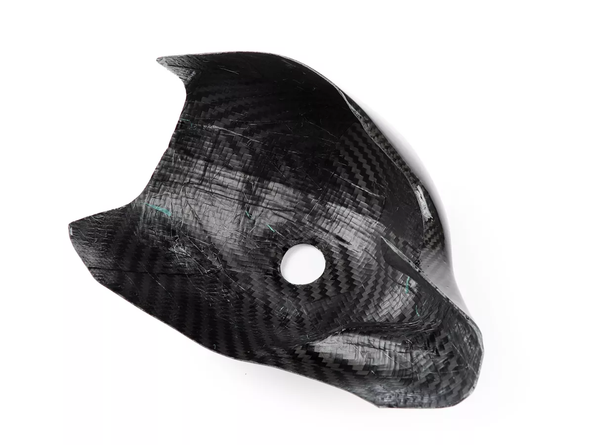Cilinderkap -TOMAS COMPOSITI, echt koolstofvezel Vespa PV125, ET3, PK125 S/XL (voor Quattrini M200 cilinder)