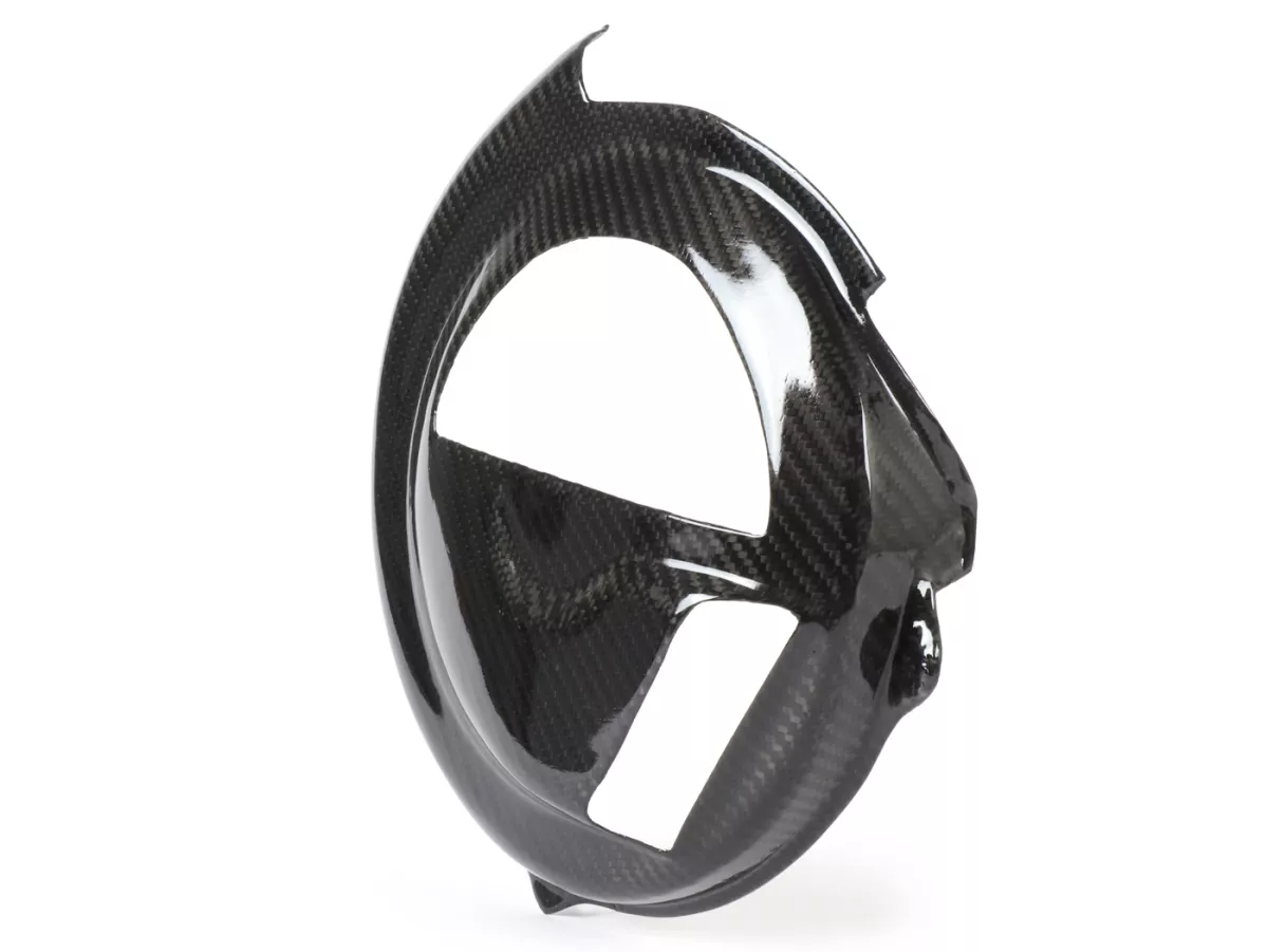 Flywheel cover -TOMAS COMPOSITI, real carbon Race P09- Vespa V50, PV125, ET3