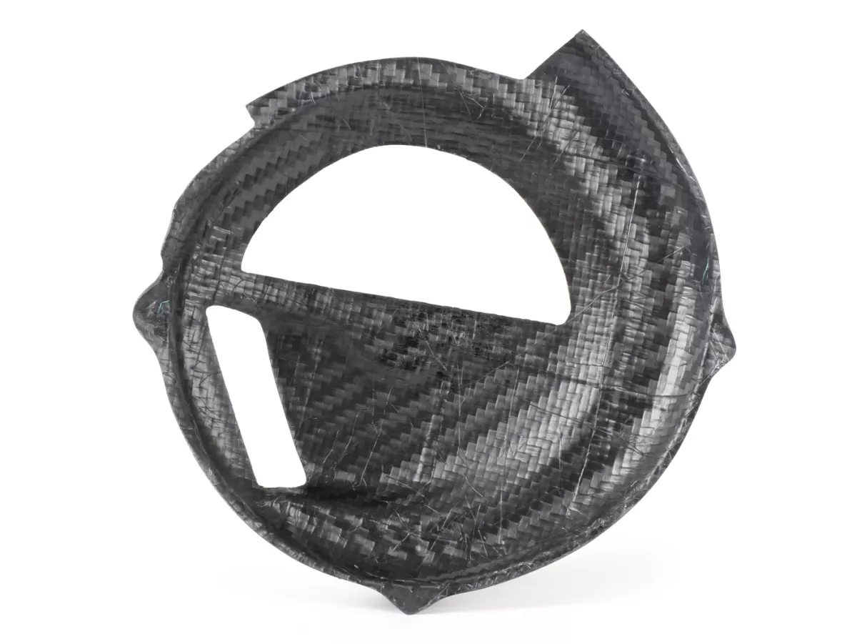 Flywheel cover -TOMAS COMPOSITI, real carbon Race P09- Vespa V50, PV125, ET3