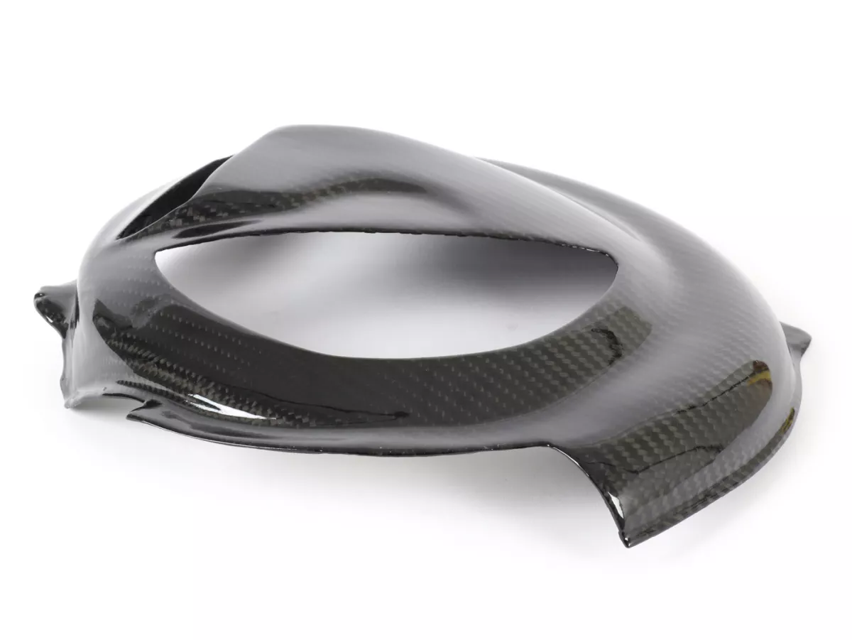 Flywheel cover -TOMAS COMPOSITI, real carbon Race P09- Vespa V50, PV125, ET3