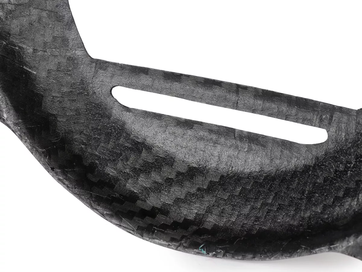 Enjoliveur de roue de ventilateur -TOMAS COMPOSITI, carbone véritable 'open'- Vespa PX80, PX125, PX150, PX200 - modèles seulement kickstarter