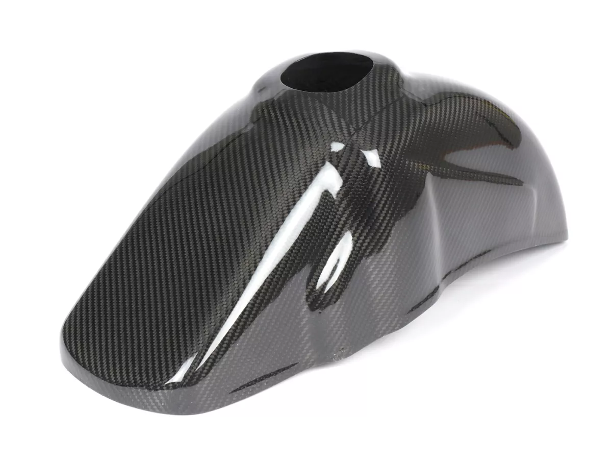 Mudguard -TOMAS COMPOSITI, real carbon, for Vespa PK fork- Vespa V50, V90, SS50, SS90, PV125, ET3, PK50, PK80, PK50 S, PK80 S, PK125 S, PK50 XL, PK125 XL, ETS, PK50 HP, PK50 SS