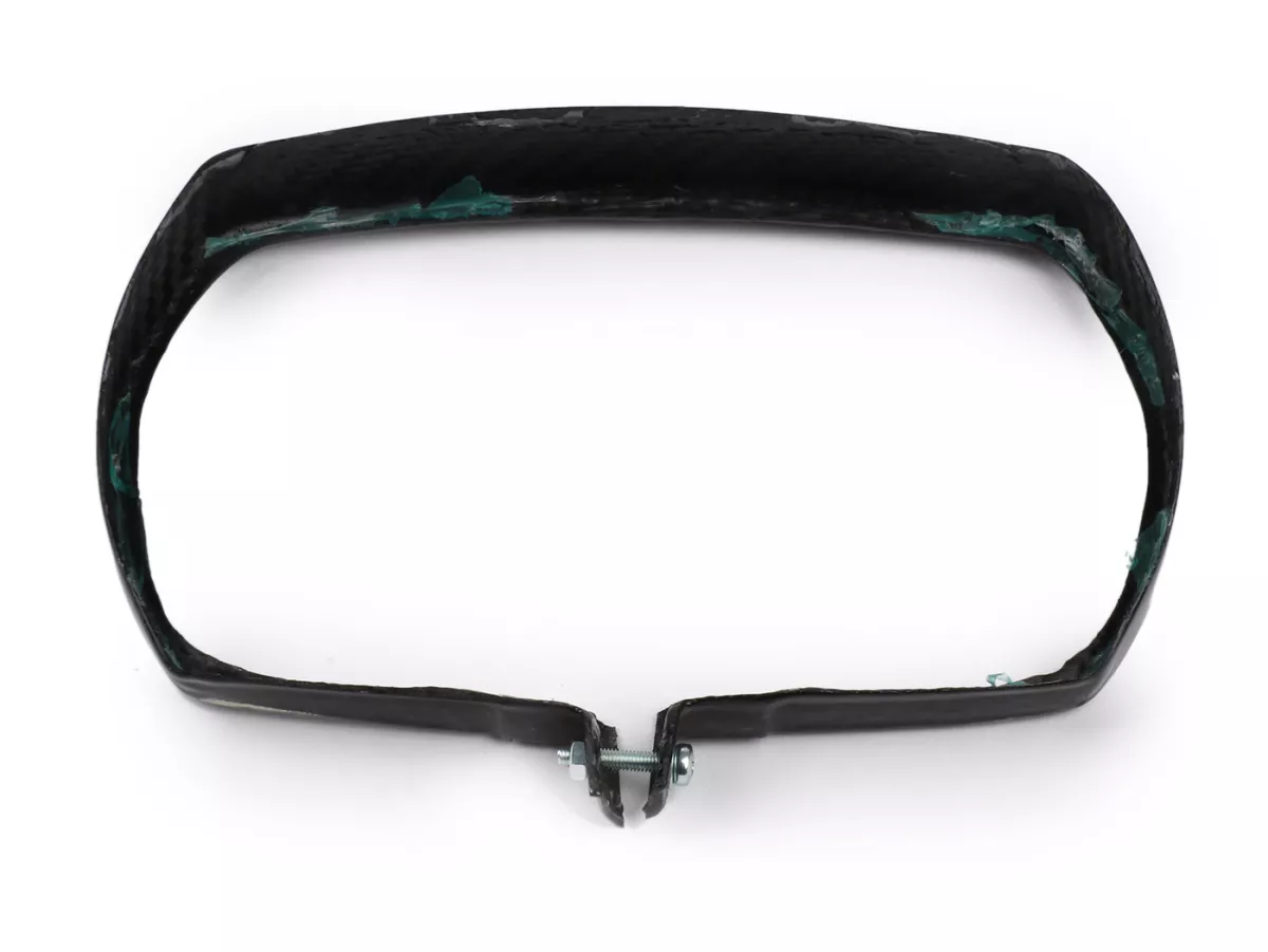 Anillo embellecedor de faro -TOMAS COMPOSITI, fibra de carbono auténtica, rectangular- Vespa V50 Special