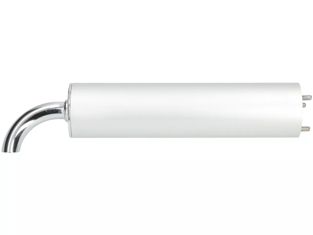 Endschalldämpfer -TECNIGAS 3-Loch- Next, TEK - Silbern