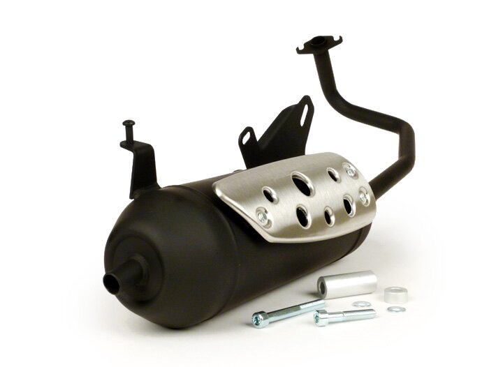 Pot d’échappement -TECNIGAS Silent Pro- SYM Fiddle 2 50 4T (-2008) (AW05W), Symply 50 4T (AV05W), Peugeot Django 50 4T, Kisbee 50 4T