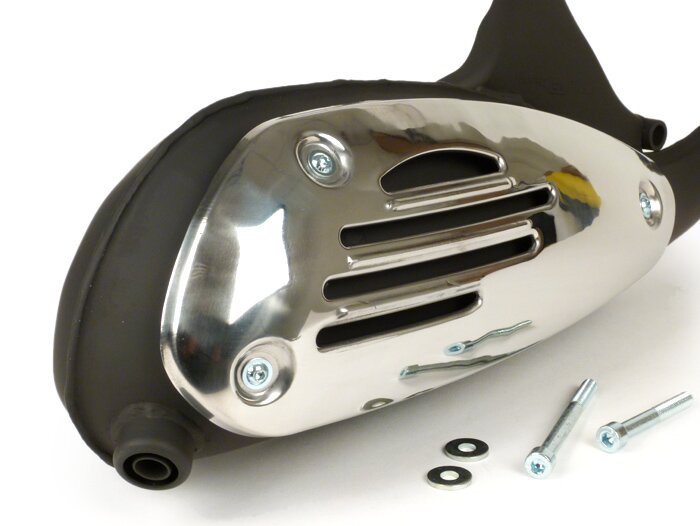 Uitlaat -TECNIGAS Original Pro- Vespa LX 50 4T 4V (ZAPC38700), Vespa S 50 4T 4V (ZAPC38600), Piaggio Fly 50 4T 4V (RP8C521)