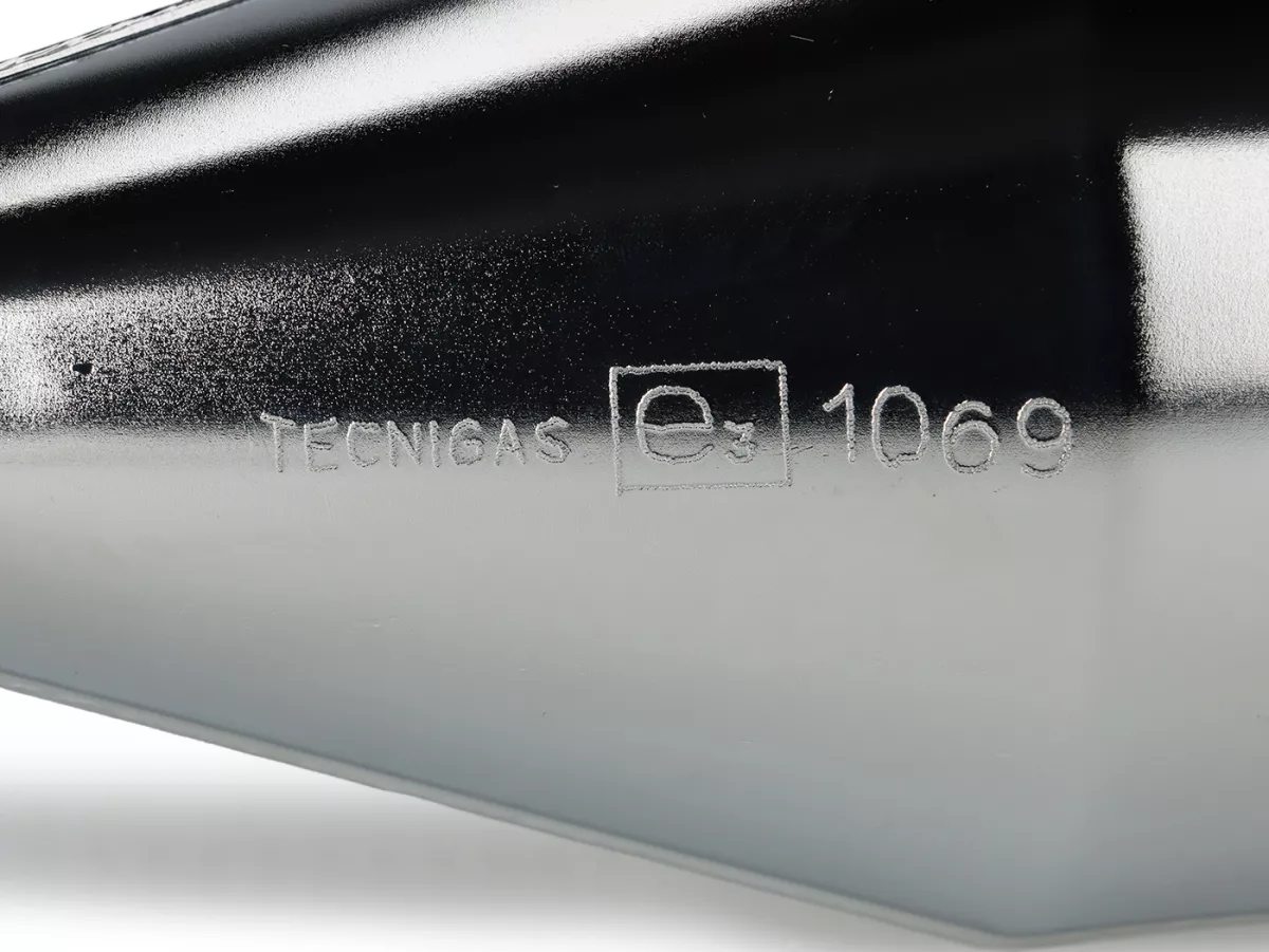 Escape -TECNIGAS Q-TRE Cromo- Peugeot 50 ccm (horizontal)