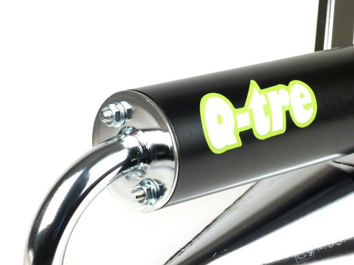 Knalpot -TECNIGAS Q-TRE Chrome- Kymco 50 cm (horizontal)