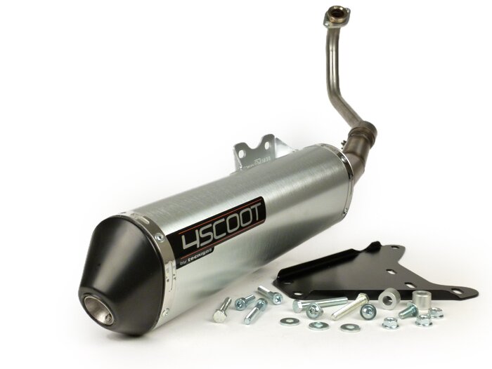 Escape -TECNIGAS 4SCOOT- Piaggio X8 125 (ZAPM 36300, ZAPM36301), X8 200 (ZAPM36200), Aprilia Atlantic 125 S (ZD4SPD)