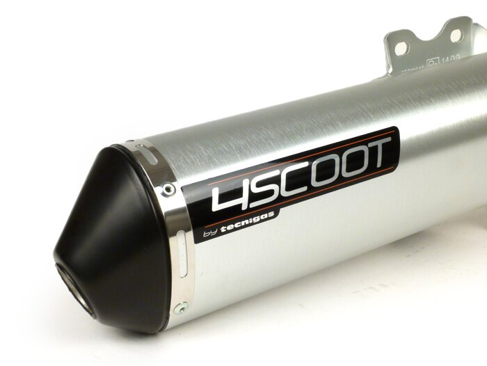 Escape -TECNIGAS 4SCOOT- Piaggio X8 125 (ZAPM 36300, ZAPM36301), X8 200 (ZAPM36200), Aprilia Atlantic 125 S (ZD4SPD)