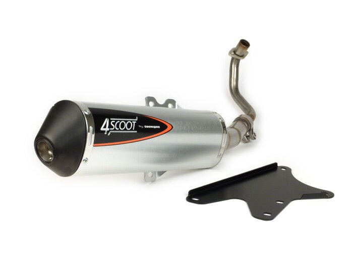 Scarico -TECNIGAS 4SCOOT- Aprilia Sportcity One 125 4T (Leader), SR Motard 125, Derbi Boulevard 125, Sonar 125, Variant Sport 125 4T (Leader), Piaggio Fly 125, Liberty 125 - 200, Typhoon 125 / 150 4T, Piaggio X8 (AC)