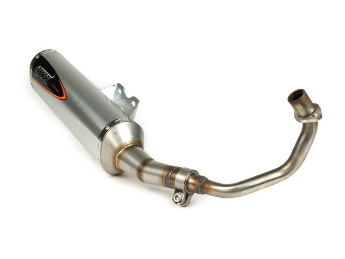 Scarico -TECNIGAS 4SCOOT- Aprilia Sportcity One 125 4T (Leader), SR Motard 125, Derbi Boulevard 125, Sonar 125, Variant Sport 125 4T (Leader), Piaggio Fly 125, Liberty 125 - 200, Typhoon 125 / 150 4T, Piaggio X8 (AC)