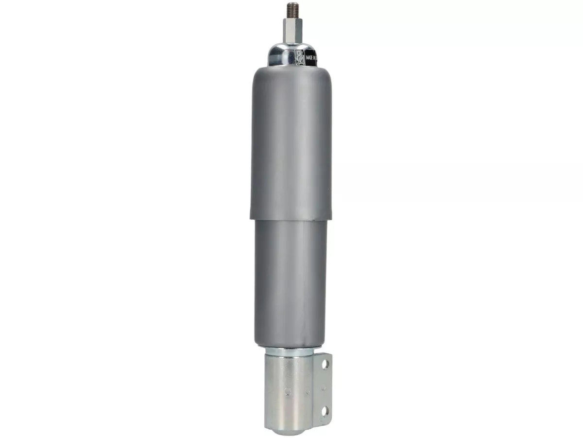 Shock absorber front -PREDIERI & ABBATE 255mm-Vespa PX80, PX125, PX150, PX200, T5 125cc - Grau