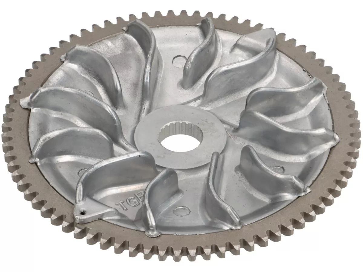 Remskiva -OEM-kvalitet Ø137mm - 78T- Piaggio 125-180 ccm 2-takt - Gilera Runner FX/FXR 125-180, Italjet Dragster 125-180, Piaggio Skipper125, Skipper150, Hexagon LX/LXT 125-180 (78 tänder) (typ Runner FX-FXR)