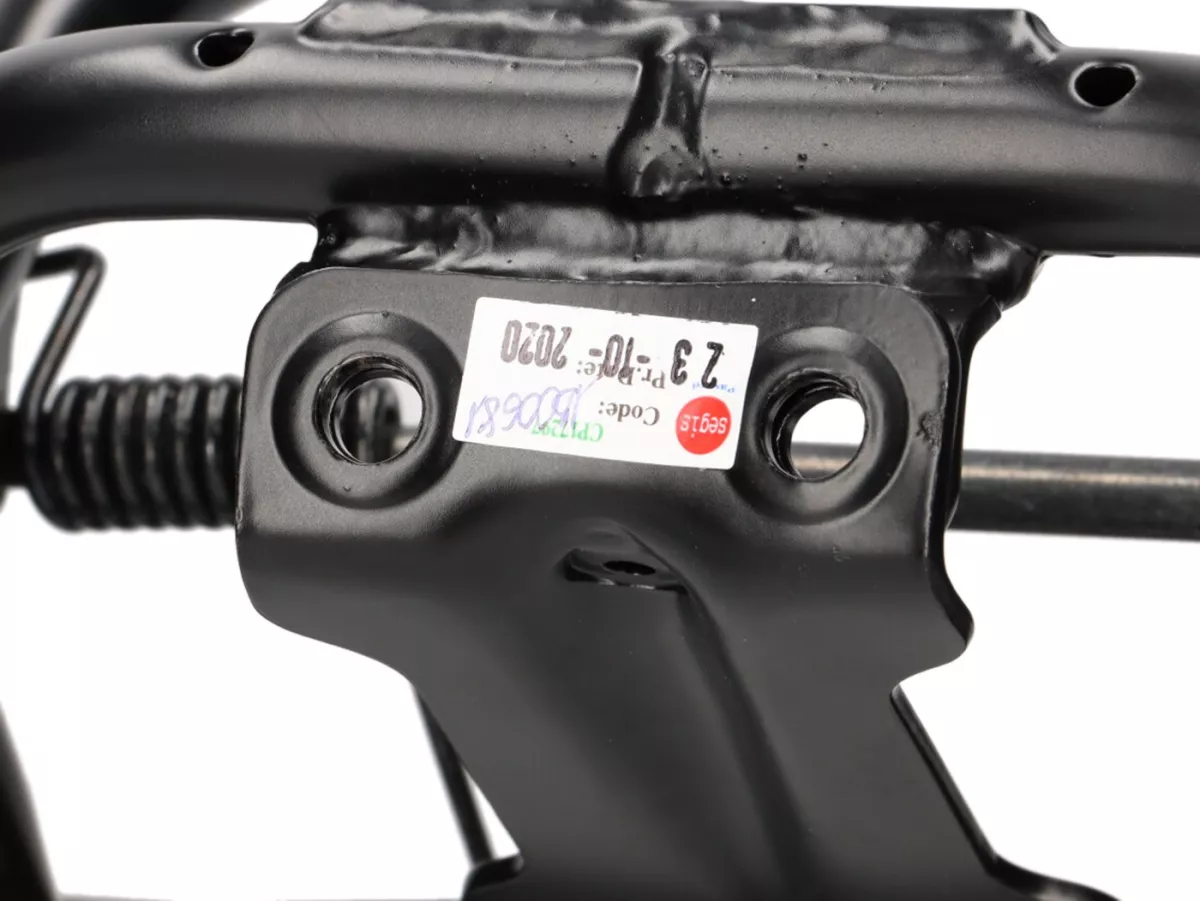 Opvouwbaar bagagerek -PIAGGIO- Vespa GTS, GTS Super - 125-200-250-300cc - zwart- voor GTS/Super topkoffer
