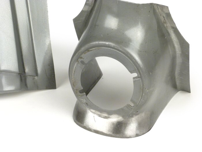 Placa de reparación bocina/cascada -CALIDAD OEM, Ø bocina=85mm- Vespa Rally180 (VSD1T), Rally200 (VSE1T), Sprint150 (VLB1T) - (mercado alemán) - logo Piaggio hexagonal