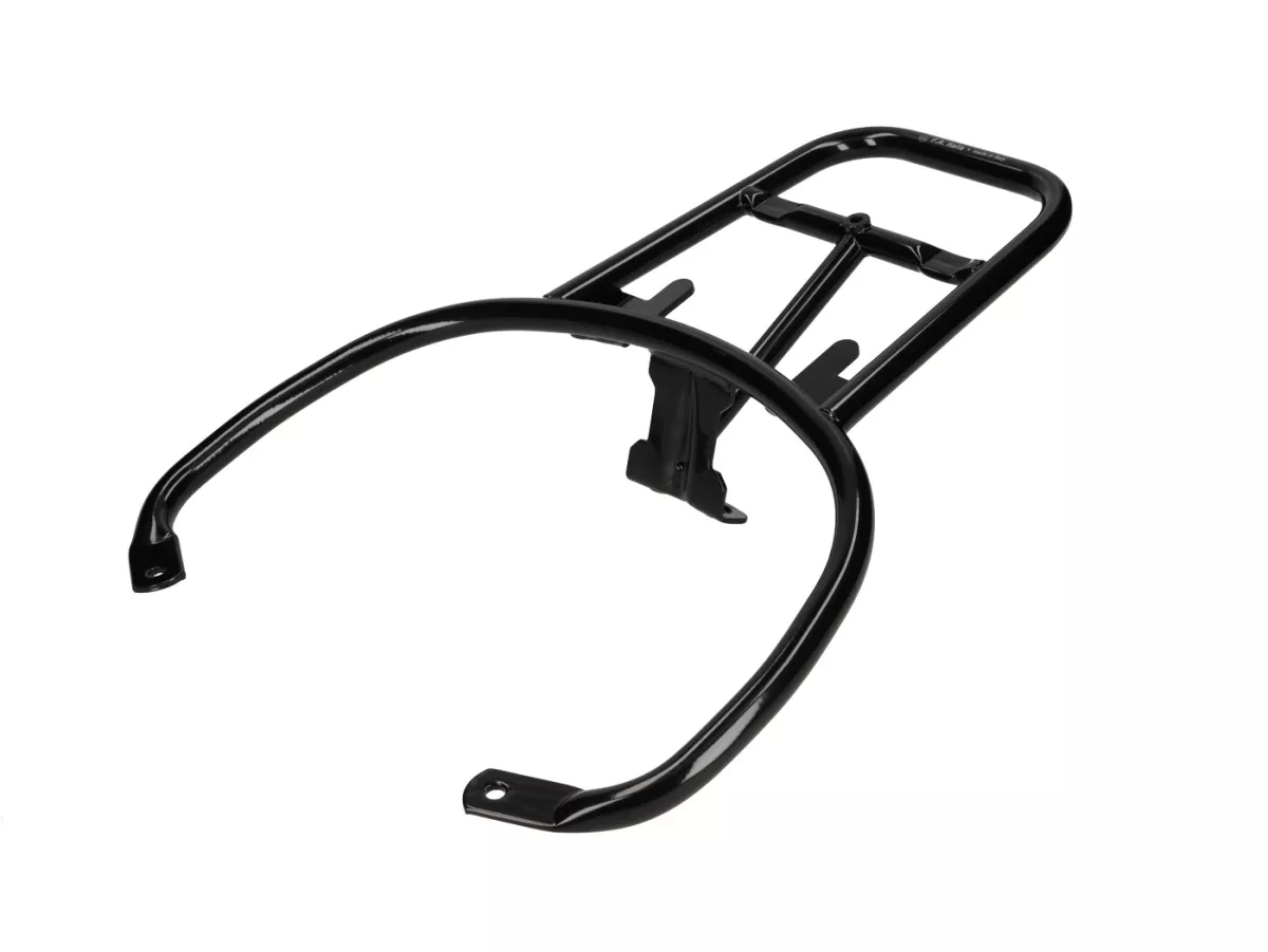 Rear top case carrier (for original Piaggio top case) -FA ITALIA- Vespa GT, GTL, GTV, GTS, GTS Super, GT60 - 125-310 - glossy black