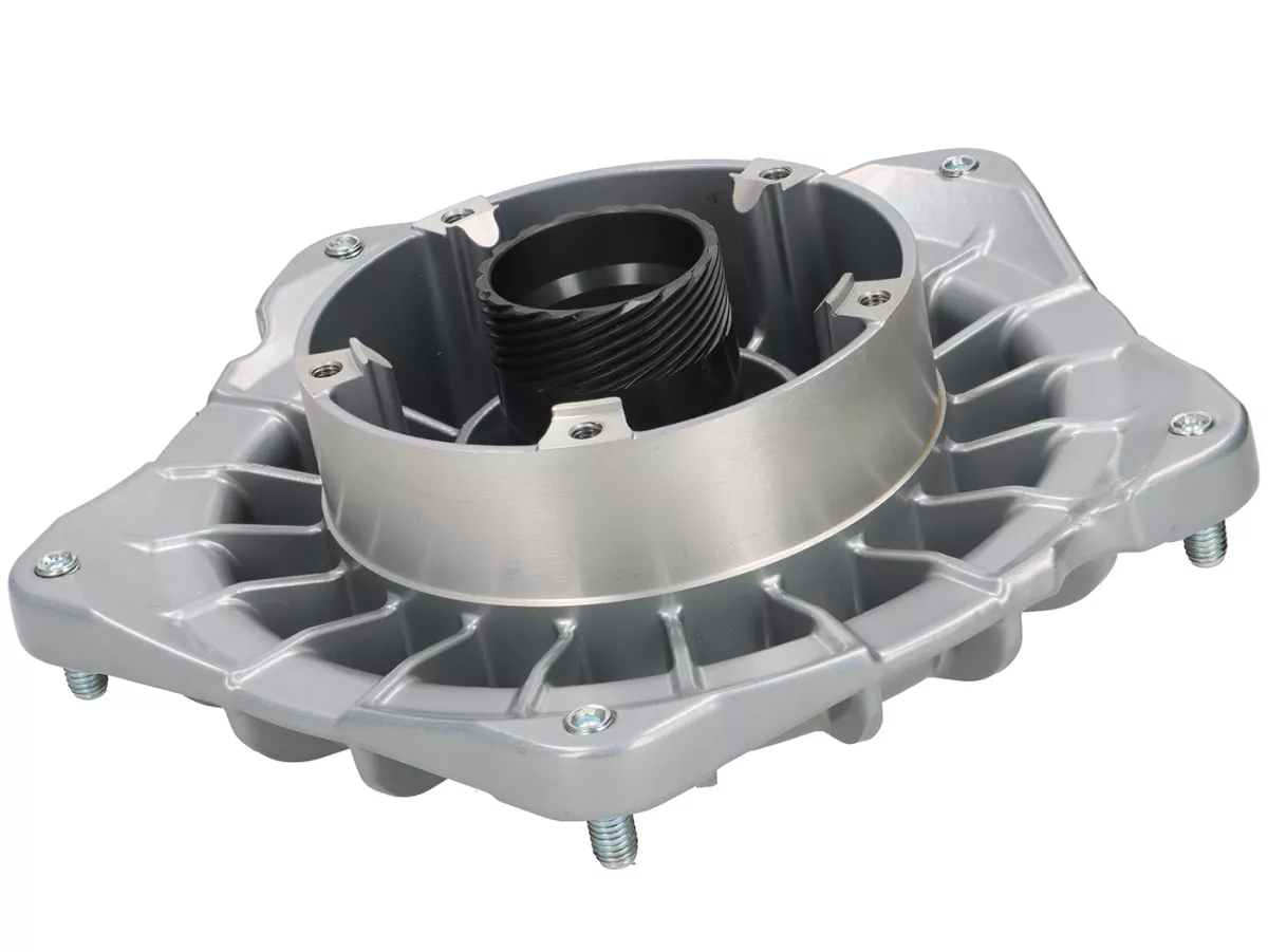 Front brake hub 10 inch -GRIMECA NT Classic-Look- Vespa PX (-1982) - Ø=16mm - silver