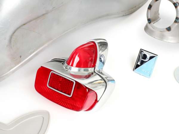 Frame kit -PREMIUM- conversie Vespa PX naar VBB/GS160 look - geolied plaatwerk - incl. set zijafdekkingen, spatborden, cascade, achterlicht, balhoofddeksel (voor schelp snelheidsmeter)
