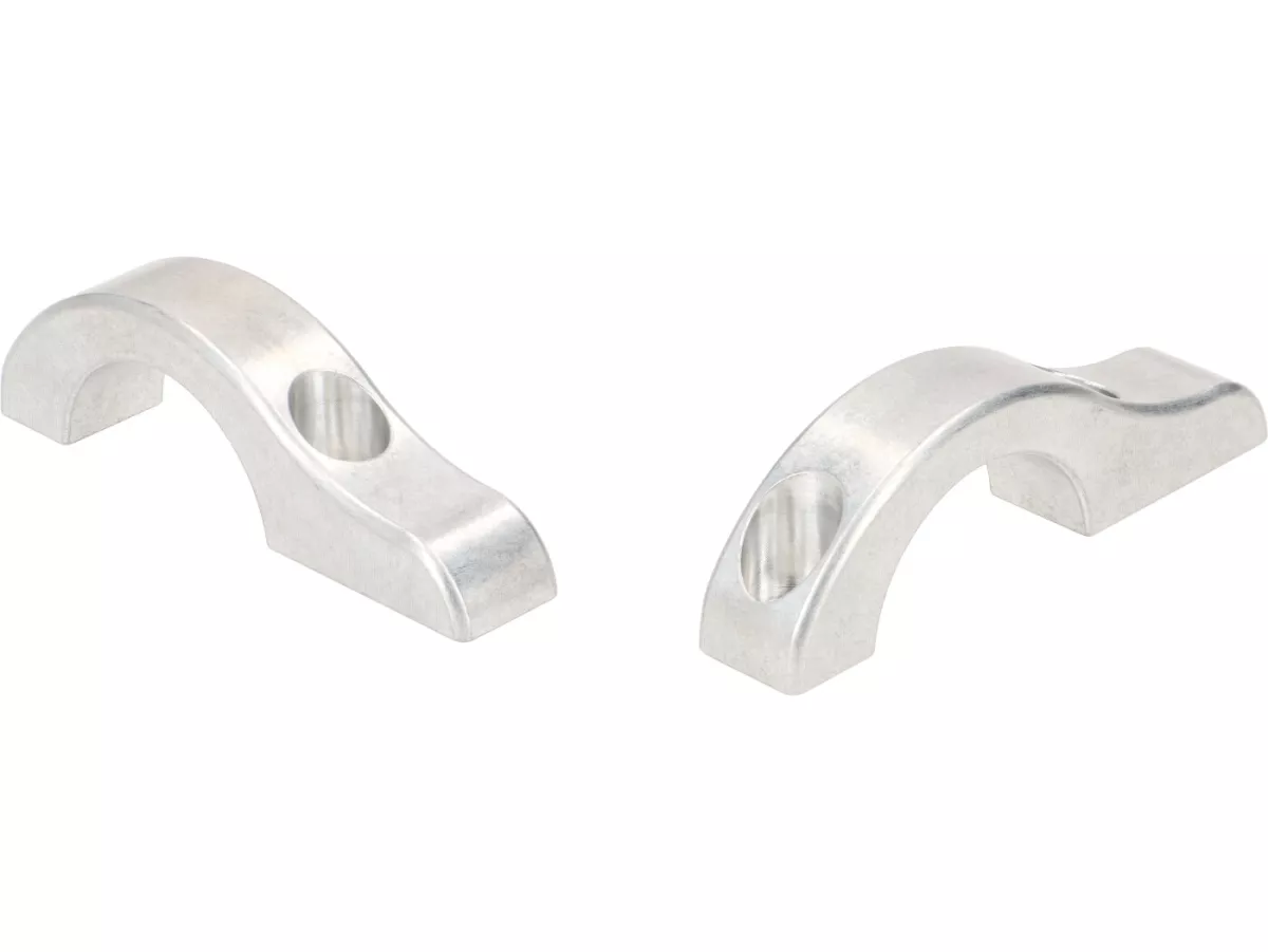 Shock absorber mount top -JOCKEYS BOXENSTOP- Aluminium CNC- Lambretta LI Series 1 (fork diameter 32mm)