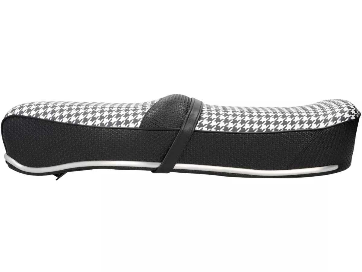 Seat Pegasus -SELLERIA TREZZI- Lambretta LI, LI S, SX, TV, DL, GP - houndstooth motief