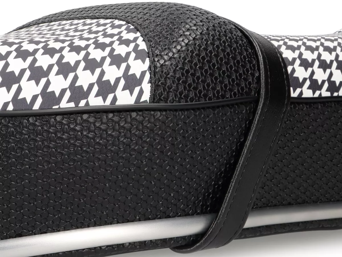 Seat Pegasus -SELLERIA TREZZI- Lambretta LI, LI S, SX, TV, DL, GP - houndstooth motief