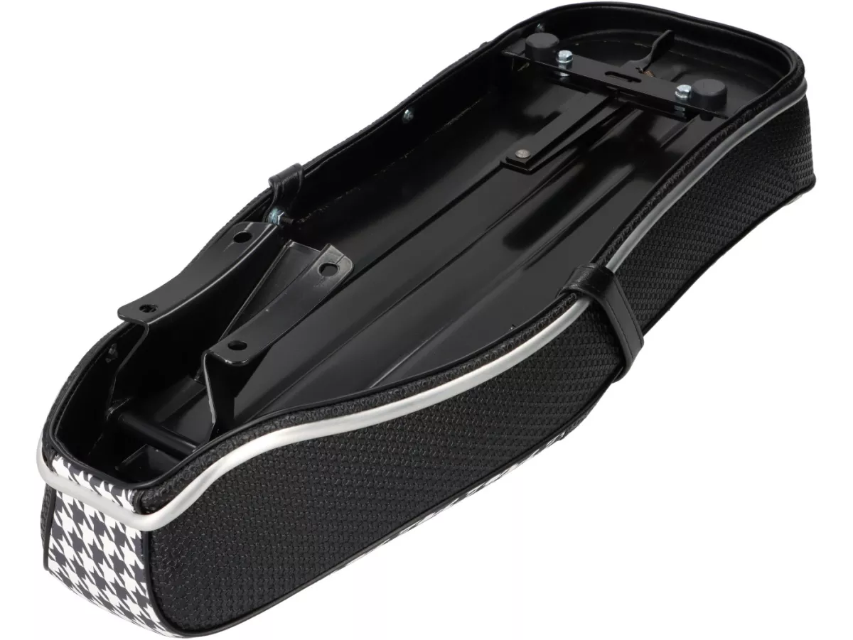 Seat Pegasus -SELLERIA TREZZI- Lambretta LI, LI S, SX, TV, DL, GP - houndstooth motief