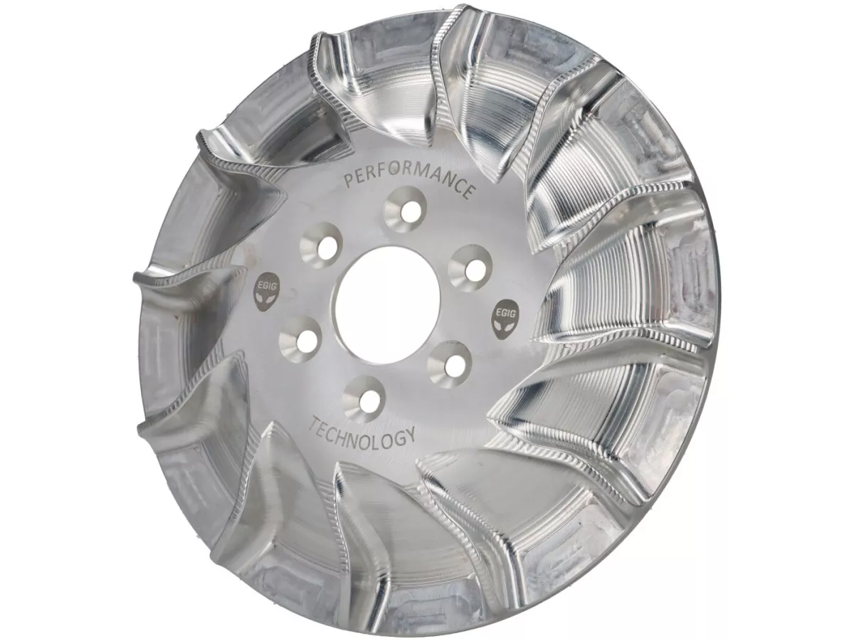 Girante - Ventola - Anello ventola -EGIG PERFORMANCE High Flow- Alluminio CNC per Overrev/Vape- Vespa V50, PV 125, ET3, PK, PK S, PK XL, PK XL2