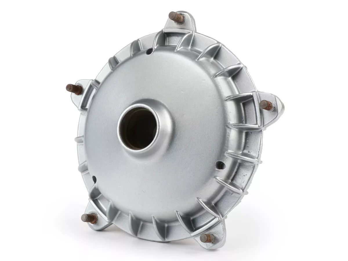 Remtrommel voor 10 inch -LML (NOS, gereviseerd), nieuw gecoat zonder lager- Vespa PX (1982-1997), T5 125cc, PK S, PK XL, PK XL2 - Ø=20mm - Zilver