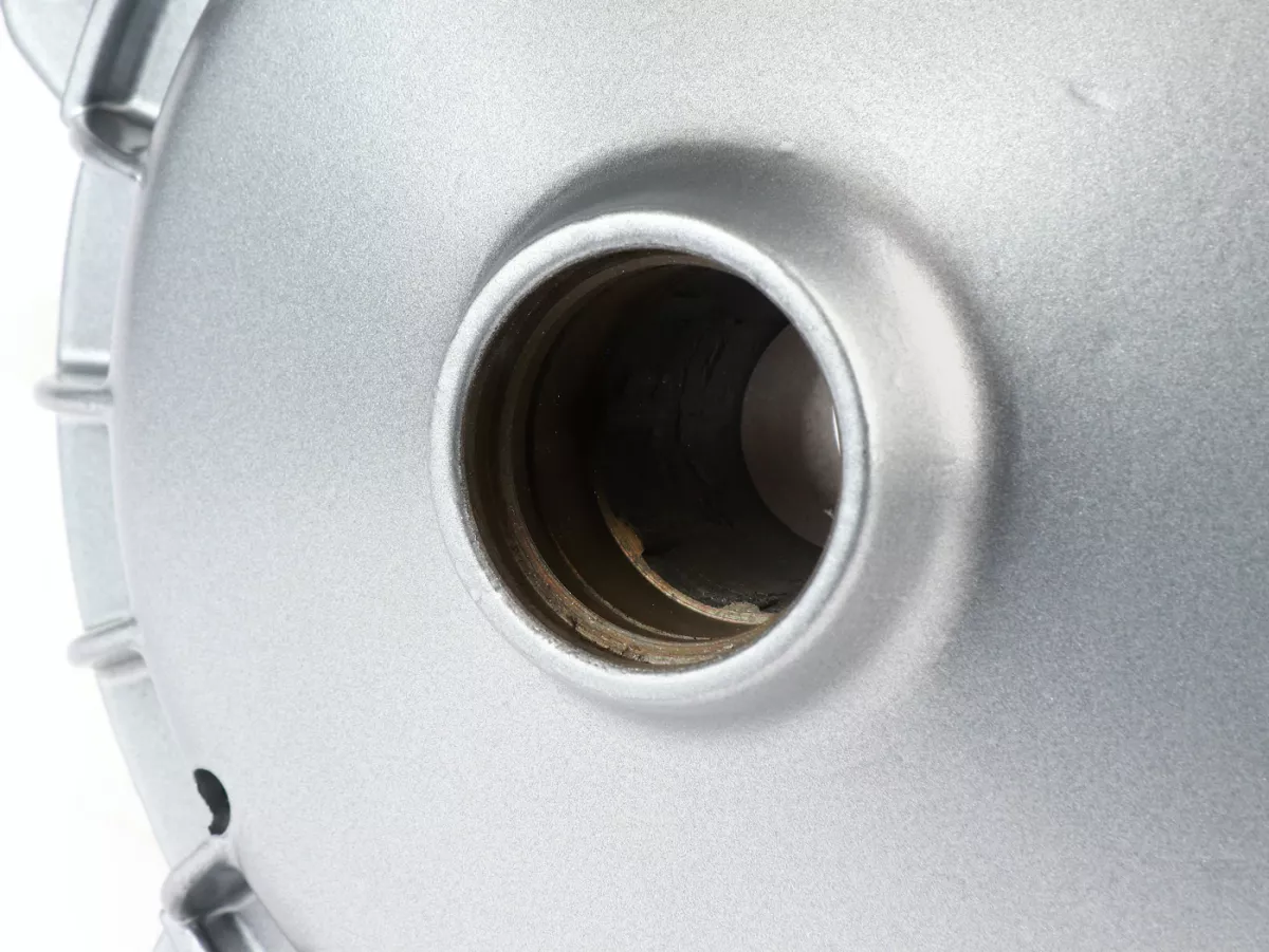Remtrommel voor 10 inch -LML (NOS, gereviseerd), nieuw gecoat zonder lager- Vespa PX (1982-1997), T5 125cc, PK S, PK XL, PK XL2 - Ø=20mm - Zilver