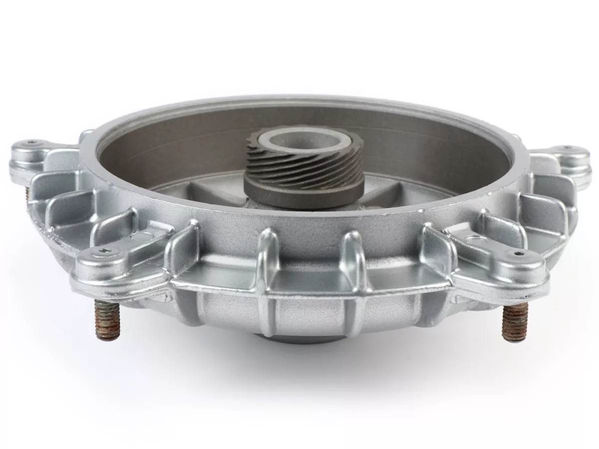 Remtrommel voor 10 inch -LML (NOS, gereviseerd), nieuw gecoat zonder lager- Vespa PX (1982-1997), T5 125cc, PK S, PK XL, PK XL2 - Ø=20mm - Zilver