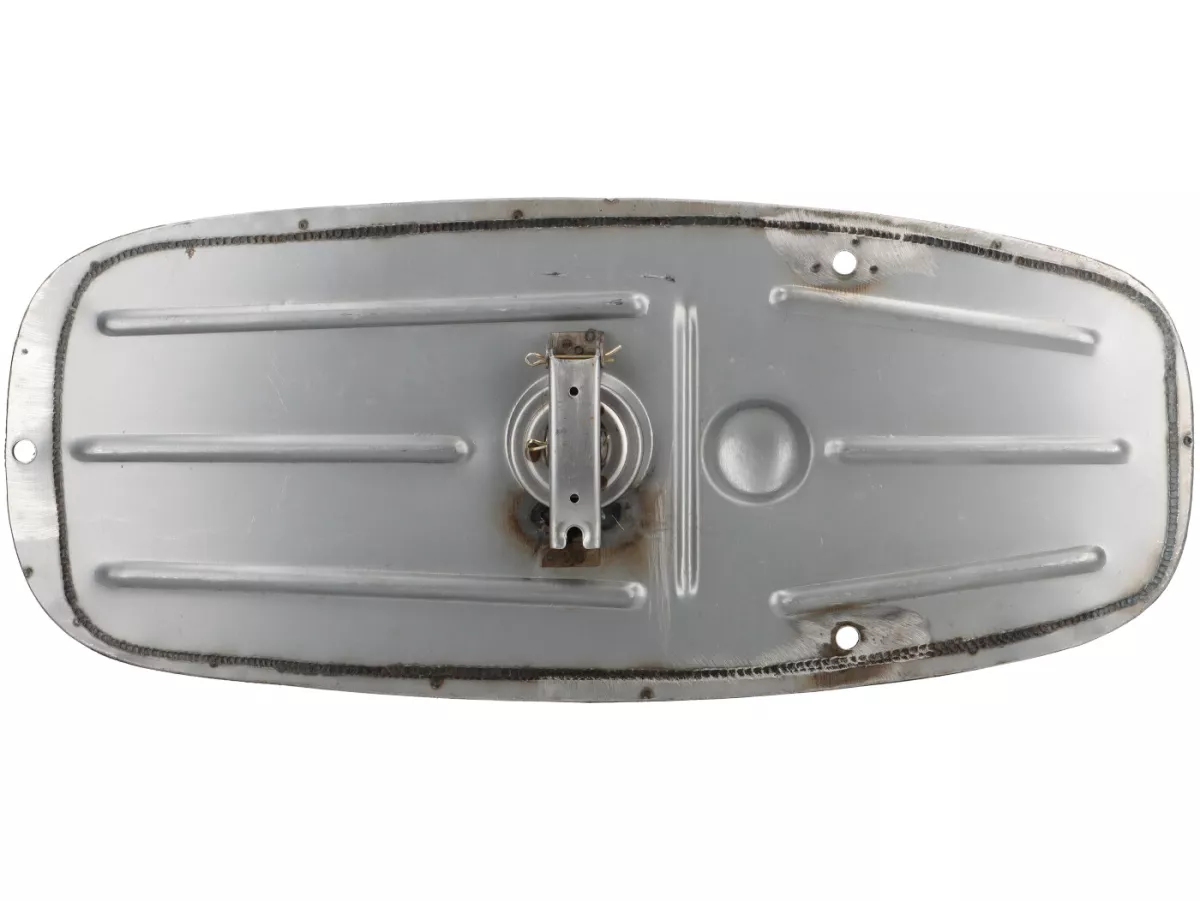 Tangki -PREMIUM XXL 7.5l, lembaran logam yang diberi oli, termasuk tutup tangki berengsel- Vespa Smallframe V50, PV, ET3