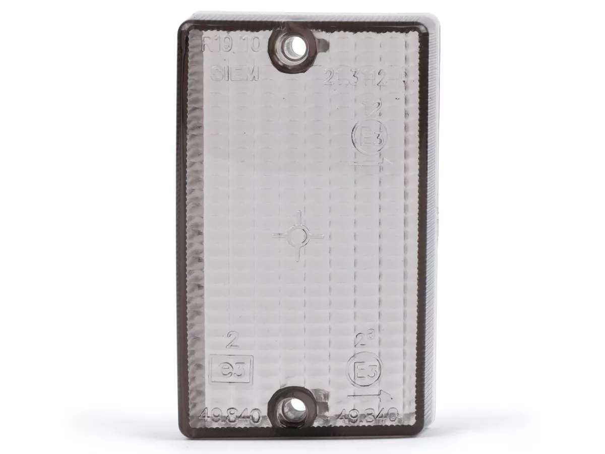 Cristal indicador -SIEM- Vespa PK50 S, PK80 S, PK125 S trasero derecho - negro