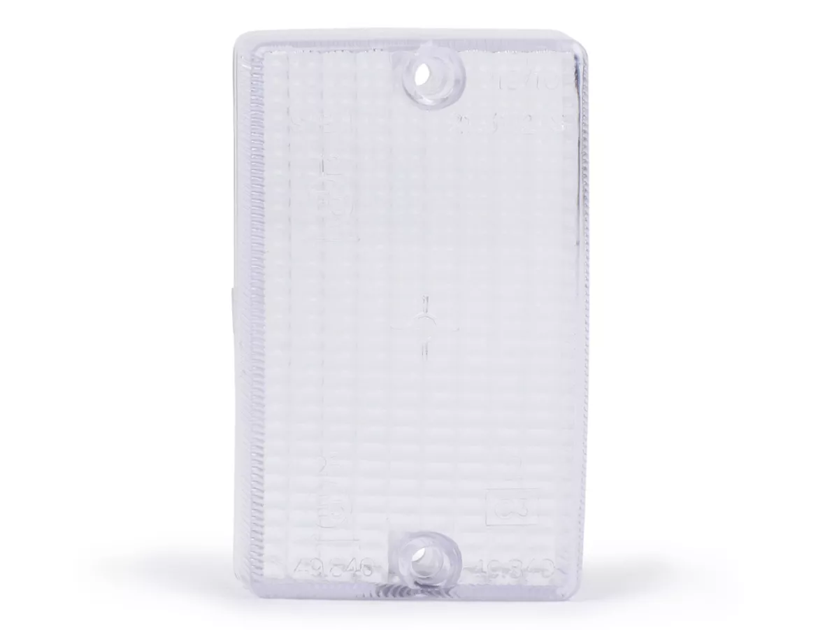 Indicator lens -SIEM- Vespa PK50 S, PK80 S, PK125 S rear rhs - colourless