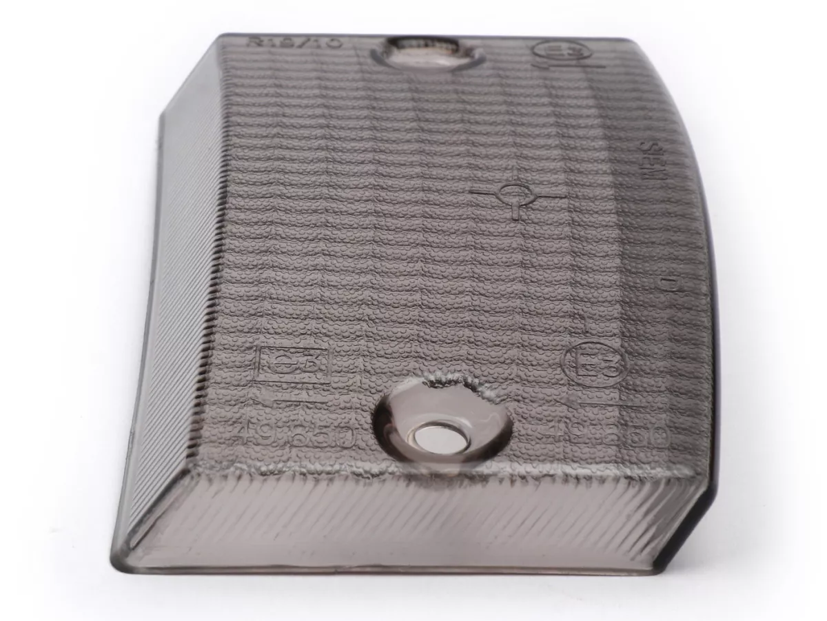 Indicator lens -SIEM- Vespa PK50 S, PK80 S, PK125 S front rhs - smoked