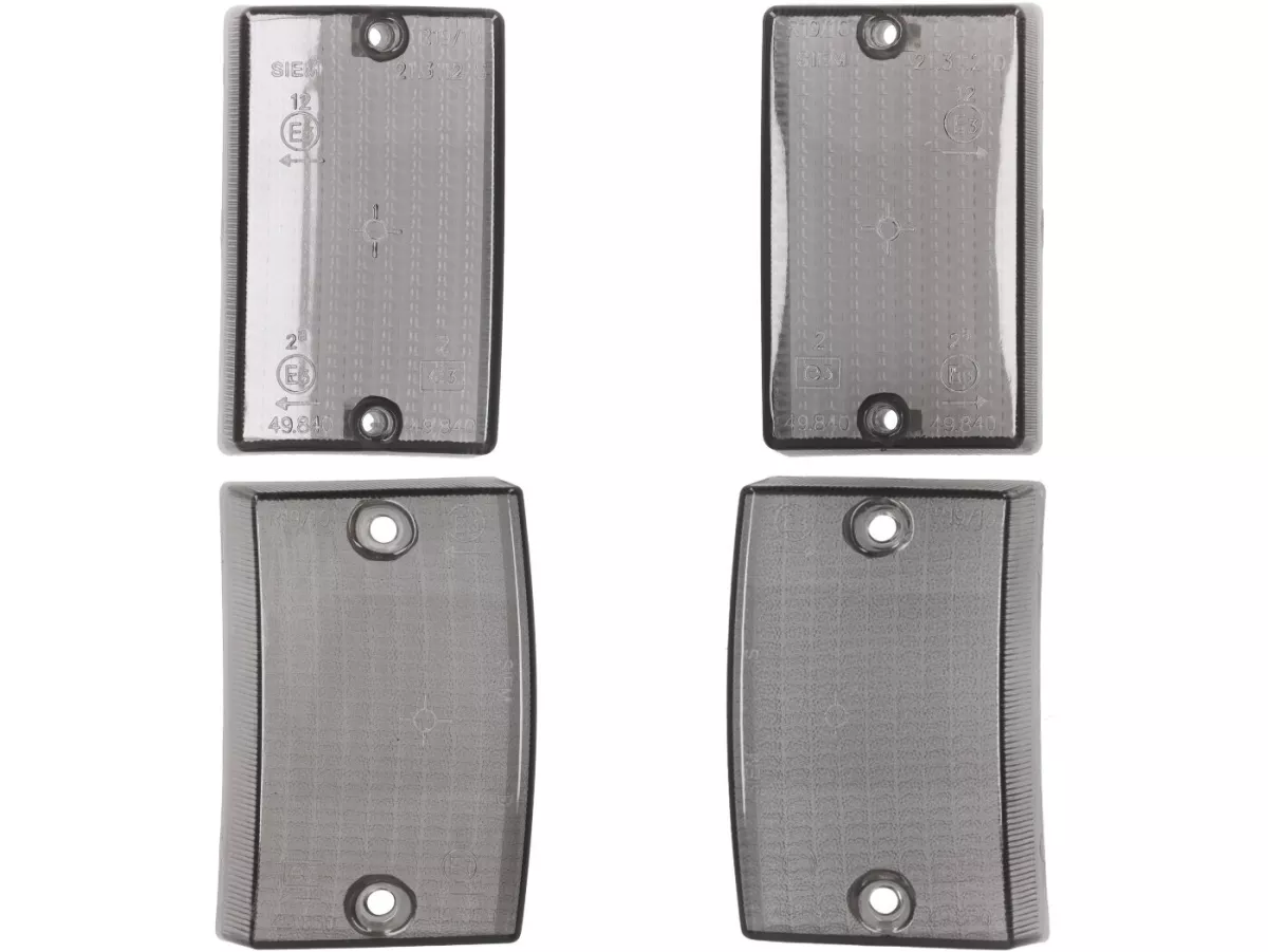 Lensa indikator -SEM set 4 - Vespa PK50 S, PK80 S, PK125 S - Hitam (berwarna)
