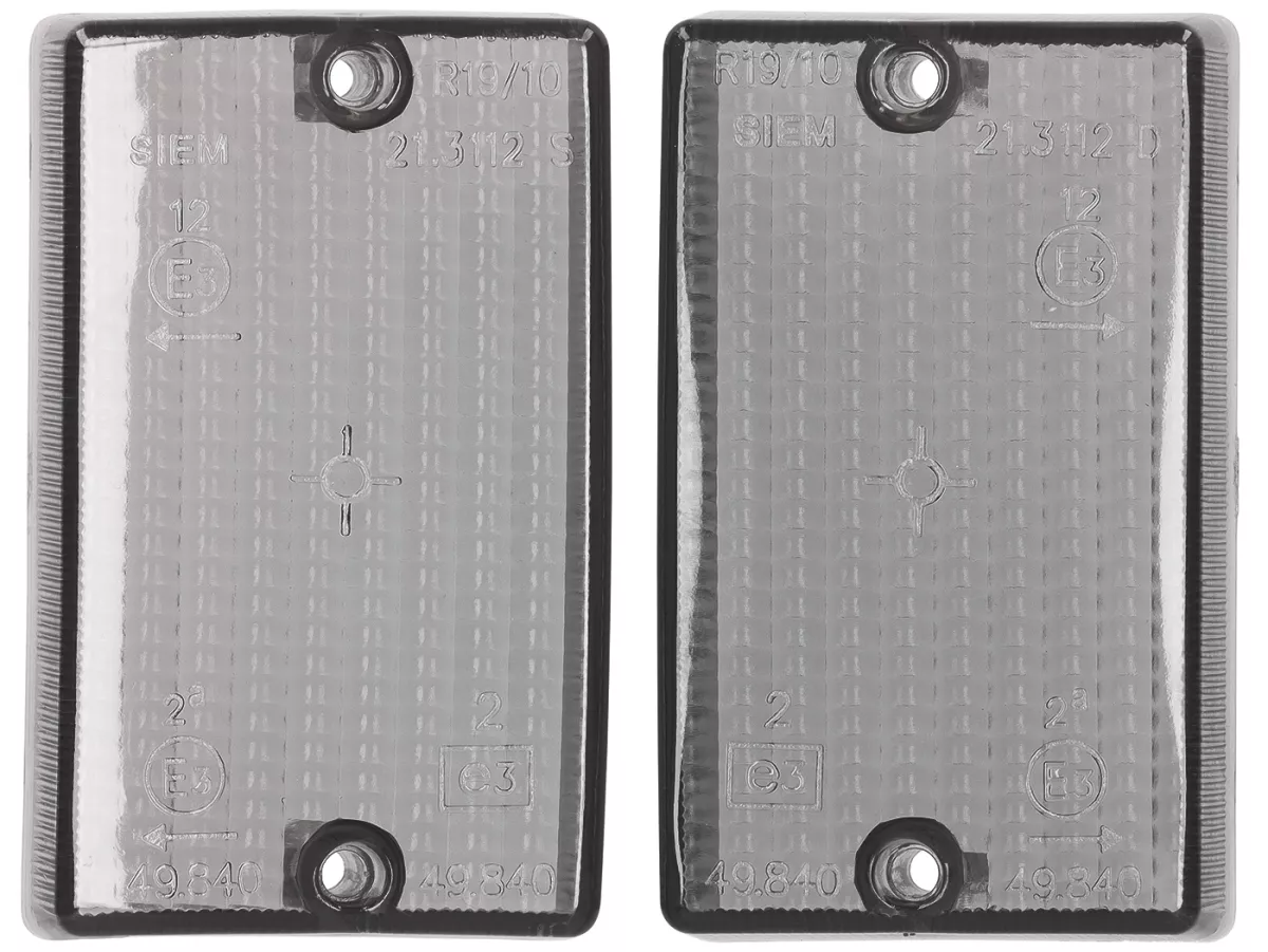 Lensa indikator -SEM set 4 - Vespa PK50 S, PK80 S, PK125 S - Hitam (berwarna)