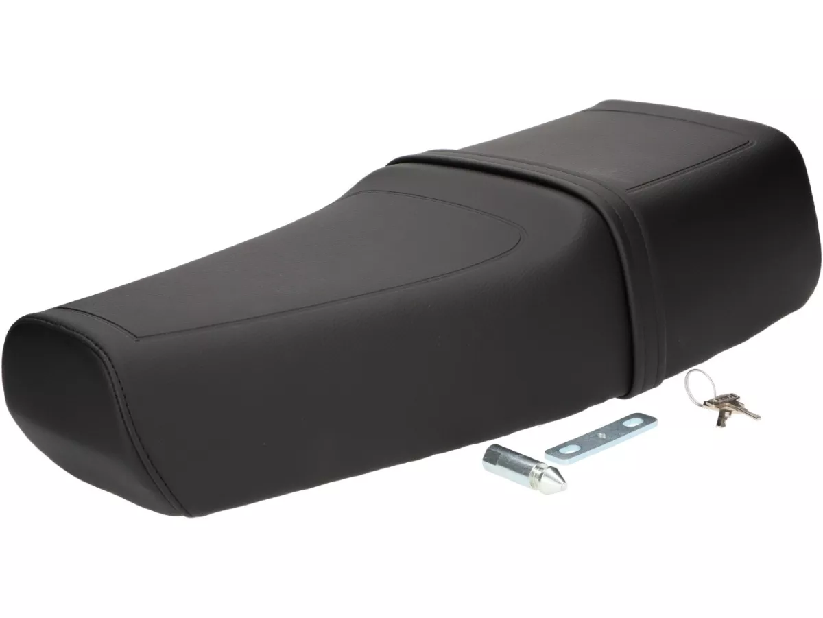 Sittbänk -NISA Biposto- Vespa PK S, PK XL - Svart