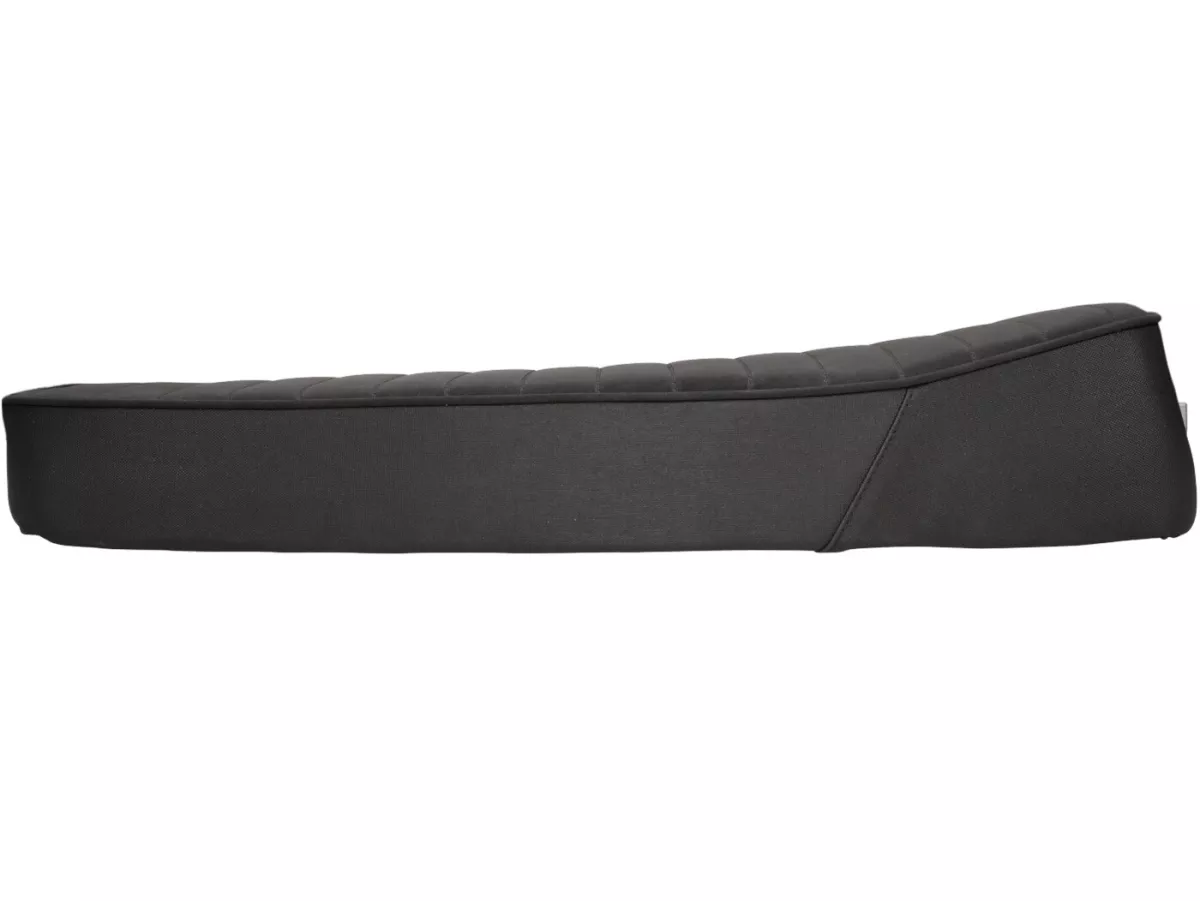 Seat bench -NISA Sport2- Vespa PX, Sprint, GT, GTR, Super, TS, GL, VNA, VBA, VNB, VBB, T4 - also suitable with flat tank type on Rally 180/200, GS160, SS180 - Black