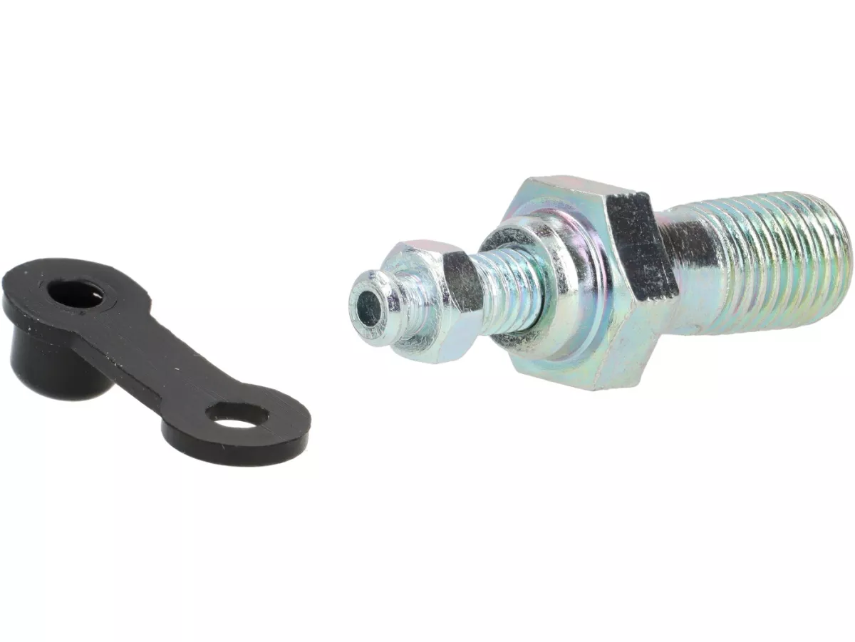 Banjo bolt with bleeding screw -OEM QUALITY M10 x 1.25 galvanised- for brake calliper Stage6, bgm Pro