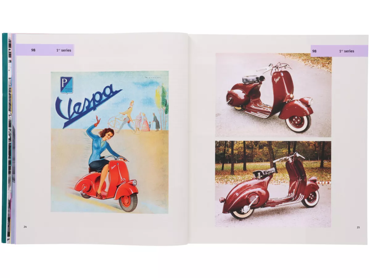 Boek -Vespa, alle modellen door Giorgio Sarti-(2023), Engels, 303 pagina's