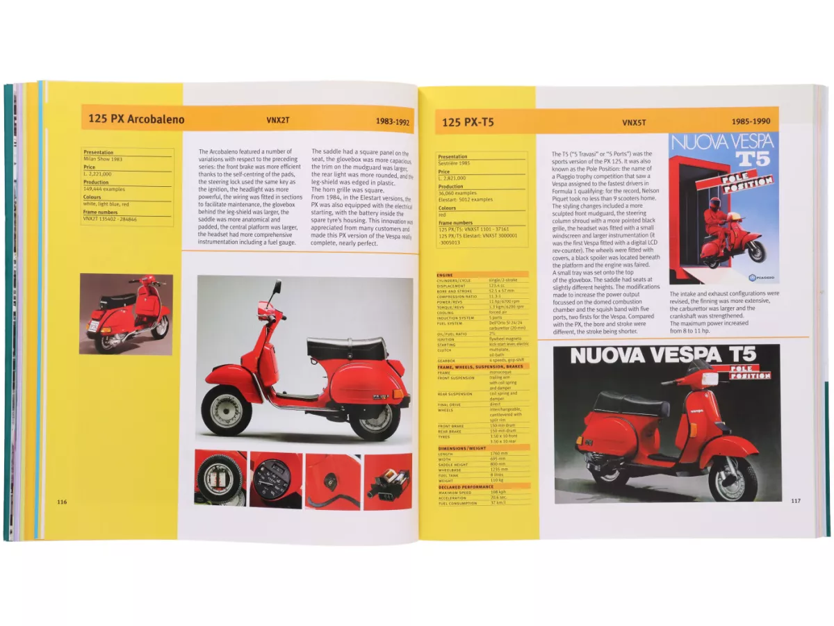 Boek -Vespa, alle modellen door Giorgio Sarti-(2023), Engels, 303 pagina's