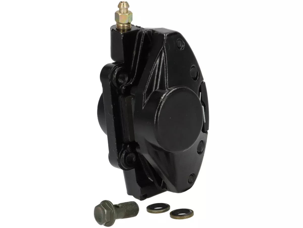 Pinza freno anteriore -QUALITA' OEM Ø30mm- Vespa PX 2011, Disc '98, Millenium, LML Star/Stella, retrofit freno Grimeca NT - adatto anche per SKR125/150- nero