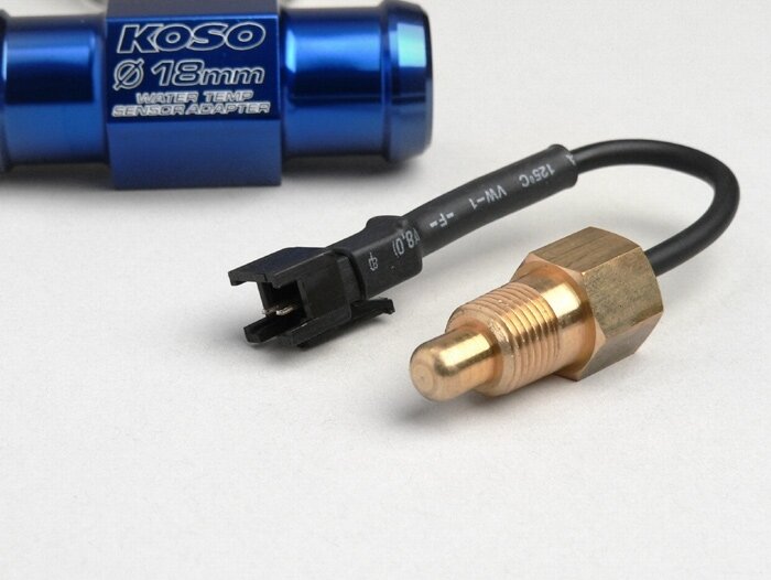 Juego de sensores de temperatura -KOSO LC- para instrumentos Koso - 18 mm