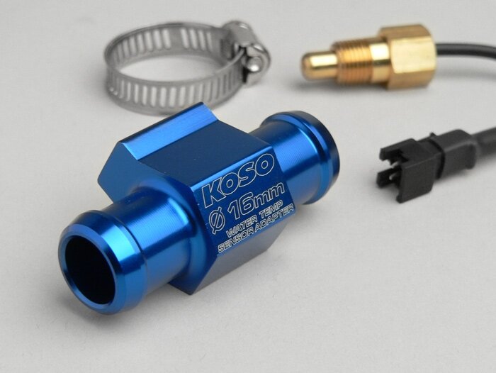 Juego de sensores de temperatura -KOSO LC- para instrumentos Koso - 16 mm