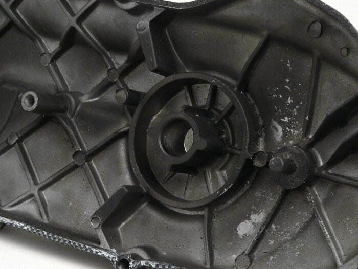 Crankcase cover -CUSTOM- Minarelli MA & MY - carbon style