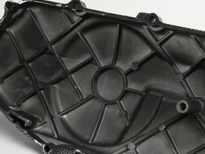 Crankcase cover -CUSTOM- Minarelli MA & MY - carbon style