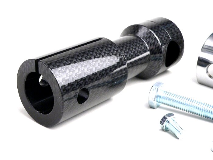 Handlebar stem -OEM QUALITY- Classic Peugeot Speedfight - new carbon matt